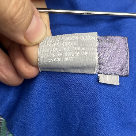 Vintage Men's Kensington Collection Windbreaker w/ Stow-Away Hood, Size L - Picture 5 of 7